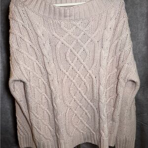 ADORA Cowl Neck Sweater - Soft Pink